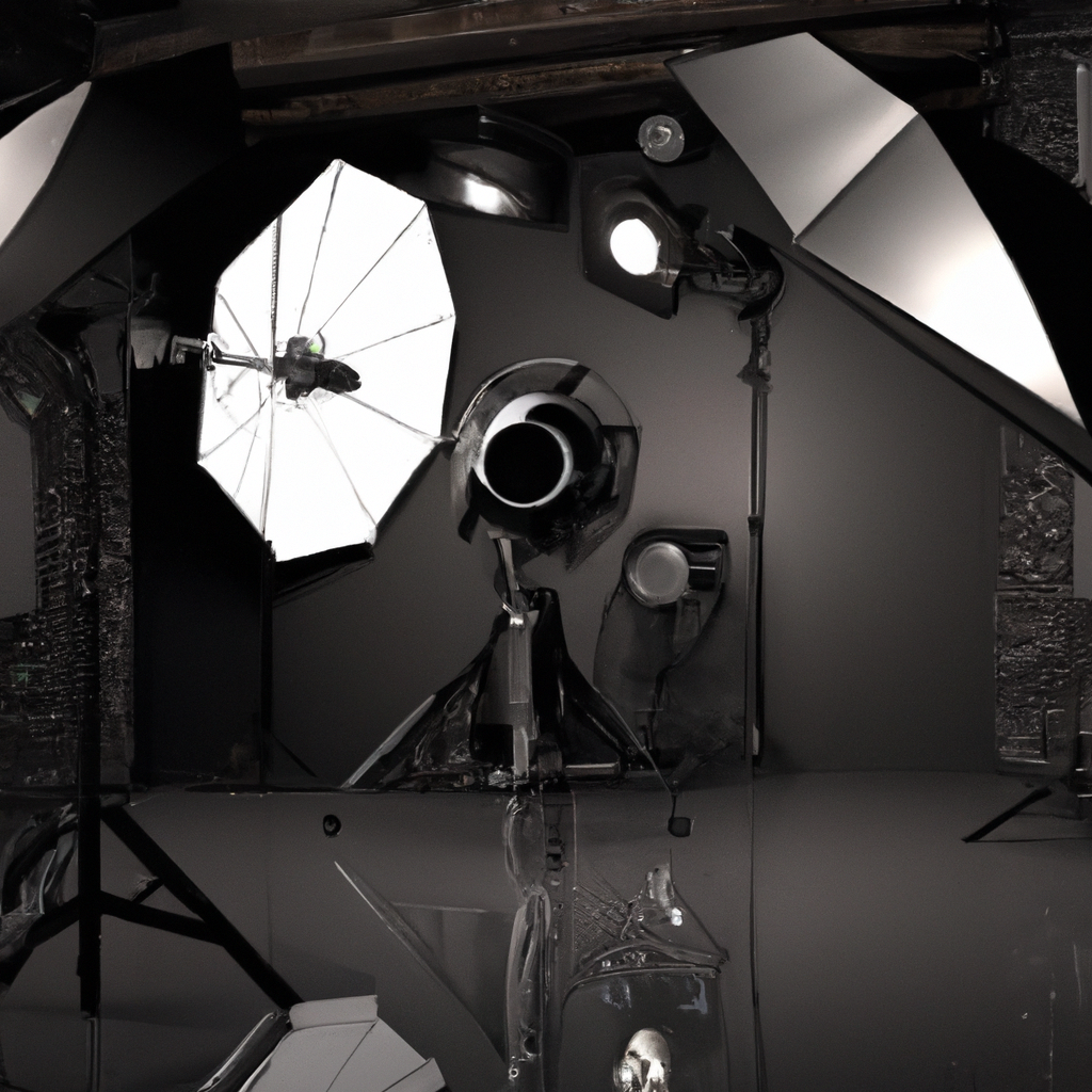 화이트 인테리어의 촬영 공간